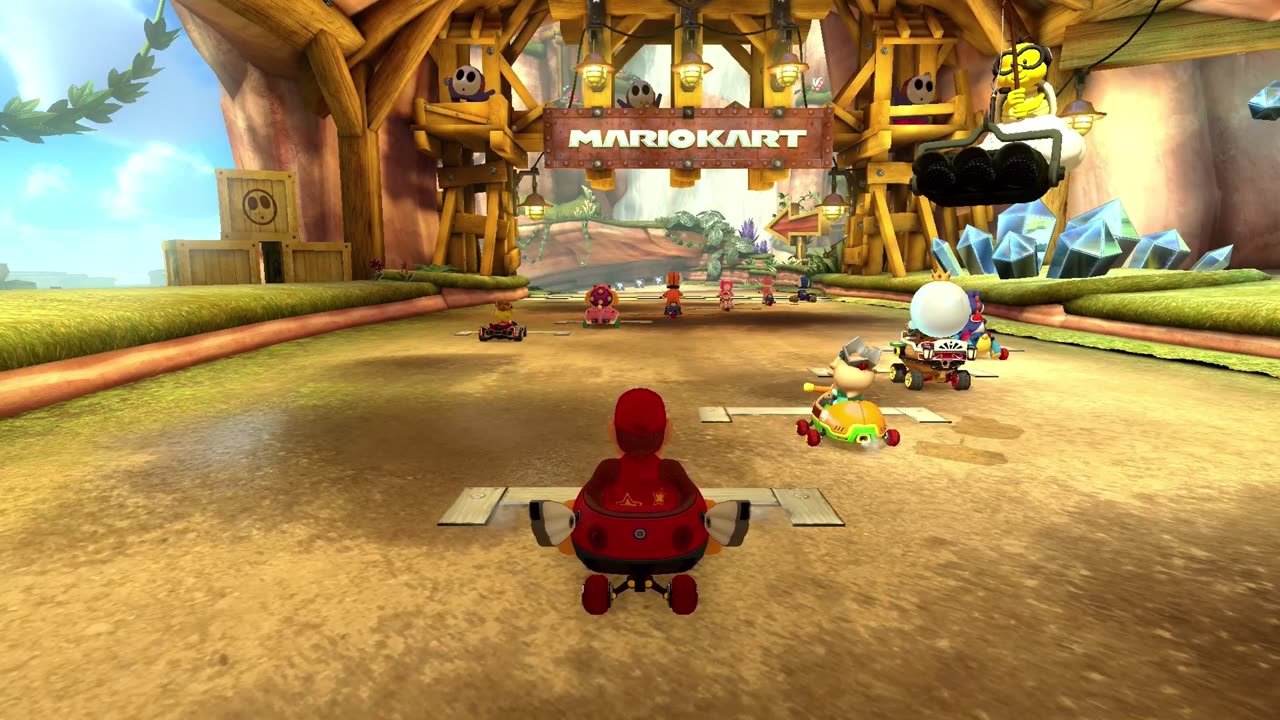 #MK8Olympics Race Two: Shy Guy Falls