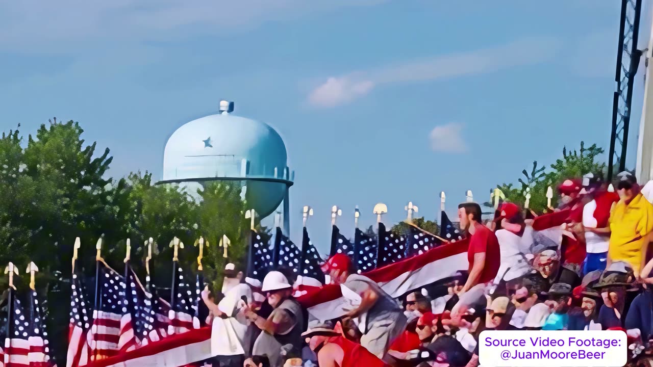 Another Angle J13 Eyewitness Video - Butler PA Shooter on Water Tower