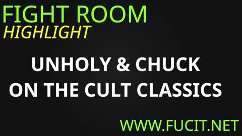 Unholy and chuck on the cult classics