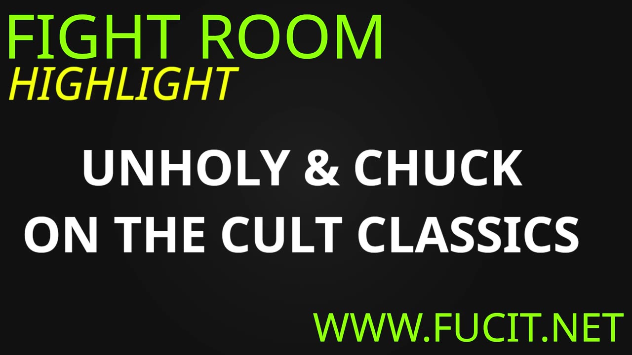 Unholy and chuck on the cult classics