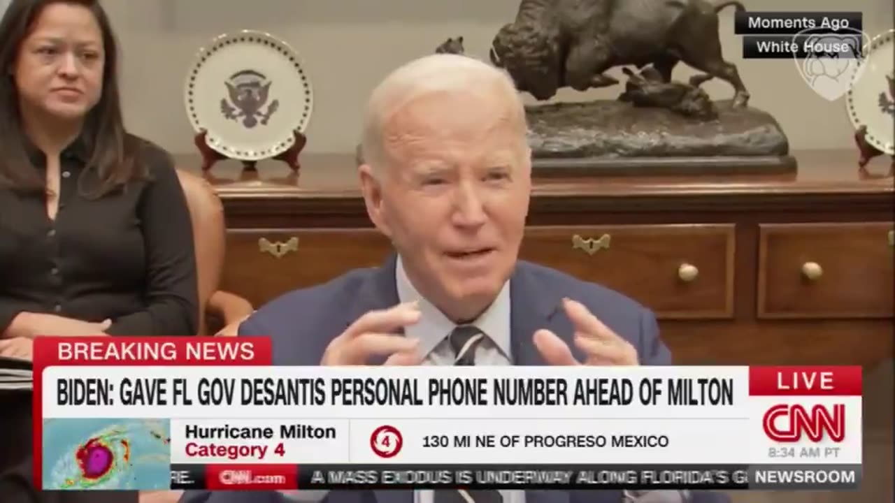 Biden Completely Contradicts Kamala, Credits DeSantis on Doing GREAT JOB in Hurricane Response