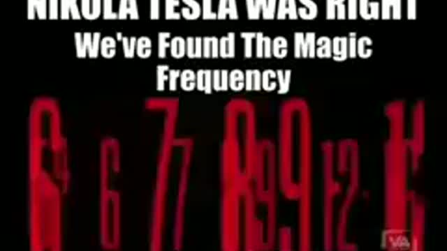 NIKOLA TESLA WAS RIGHT (We've found the magic frequency)