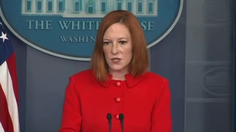 Psaki "This current President who follows the constitution" LMAO OKAY