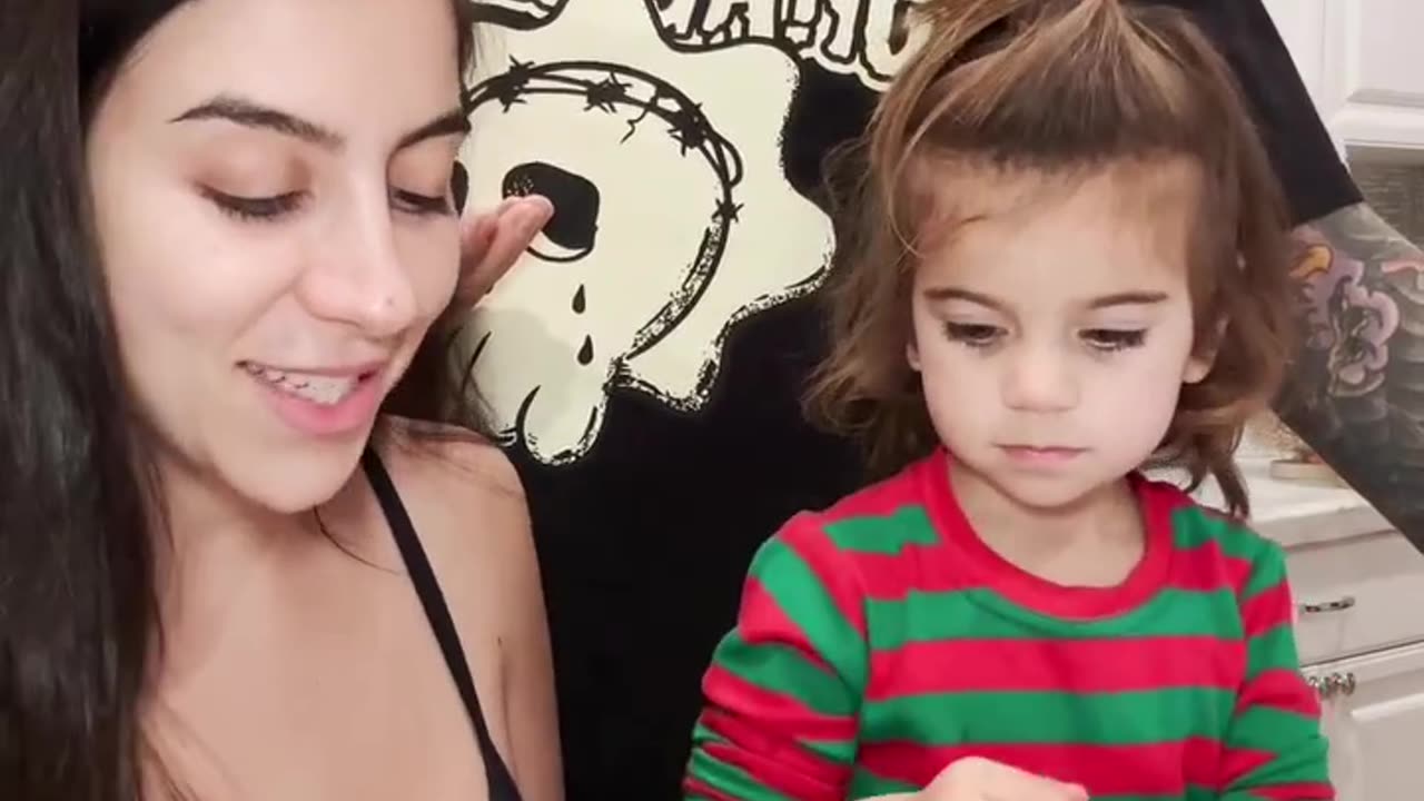 Showing your daughter how to have fun with Mom and Dad😍❤️