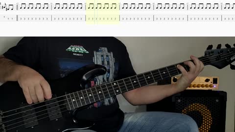 Sharp Dressed Man- ZZ Top (Bass Cover) (Play Along Tabs In Video)