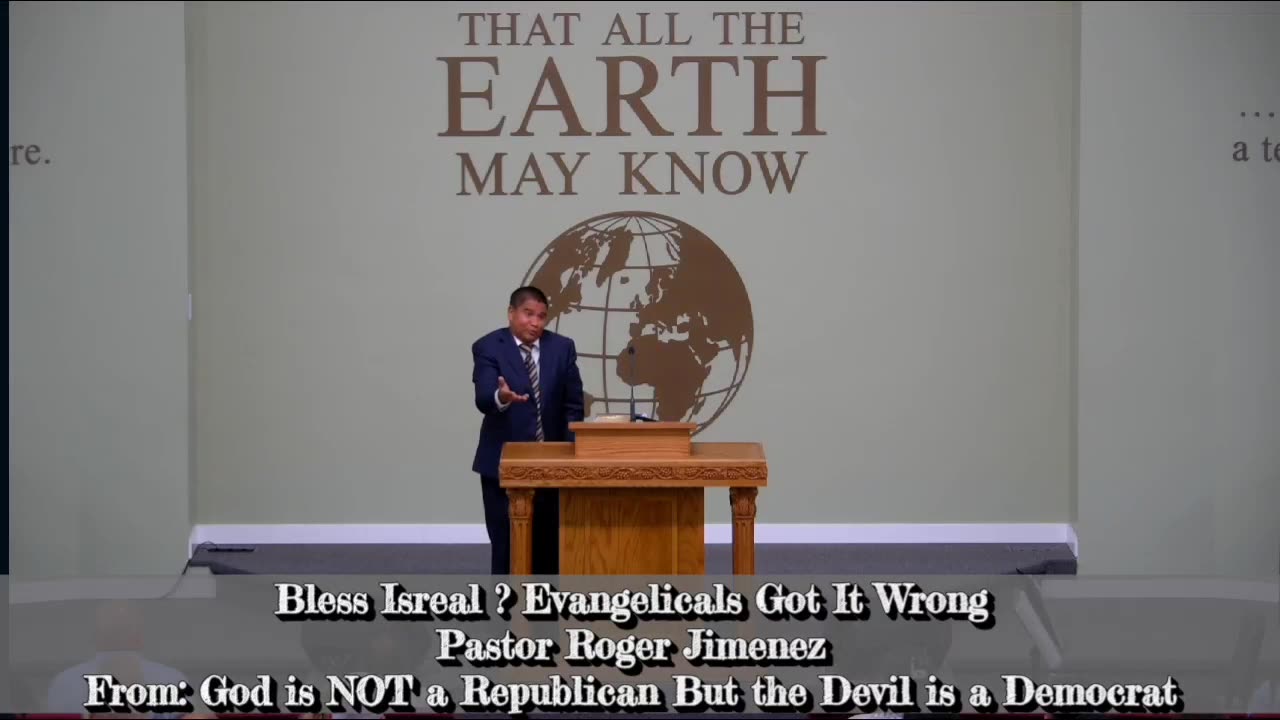 Bless Isreal ? Evangelicals Got It Wrong Pastor Roger Jimenez From: God is NOT a Republican Part 1