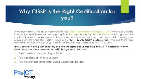 CISSP Certification Exam Domains | ProICT Training