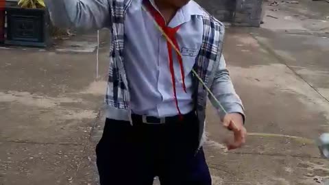 Boy is a Yo-Yo Master