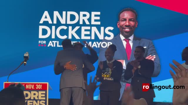 Atlanta mayoral candidate Andre Dickens brings out stars for photo opp