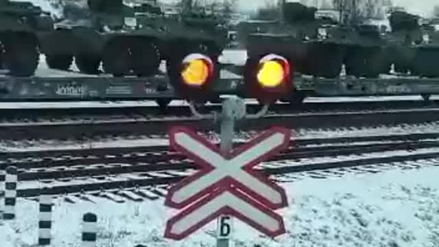 Delivery of Russian BTRs to Belarus 6th Mech Bde