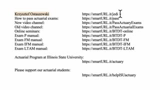 Exam IFM exercise for June 25, 2021
