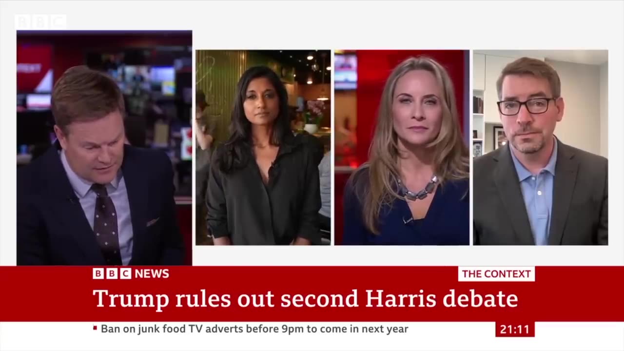 Donald Trump says no more Kamala Harris debates