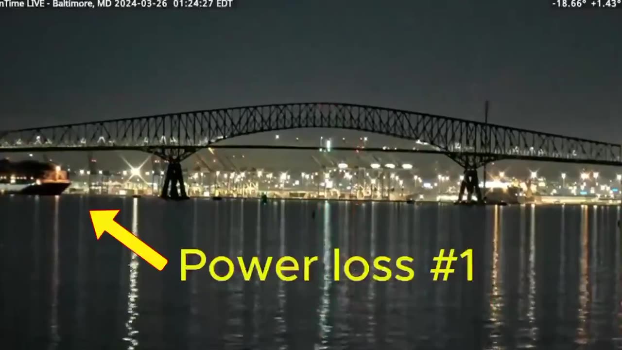 Power Issues on Boat that Crashed into Baltimore Bridge?