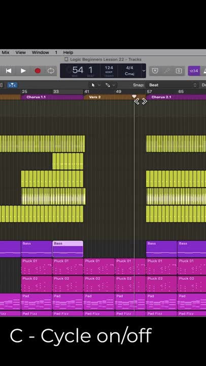 LOGIC PRO Keyboard Shortcuts 1