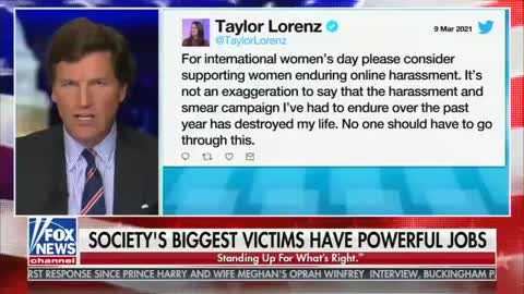 Tucker Slams NY Times' Taylor Lorenz