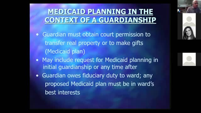 Guardianships and Medicaid Planning (Video 1 of 3)