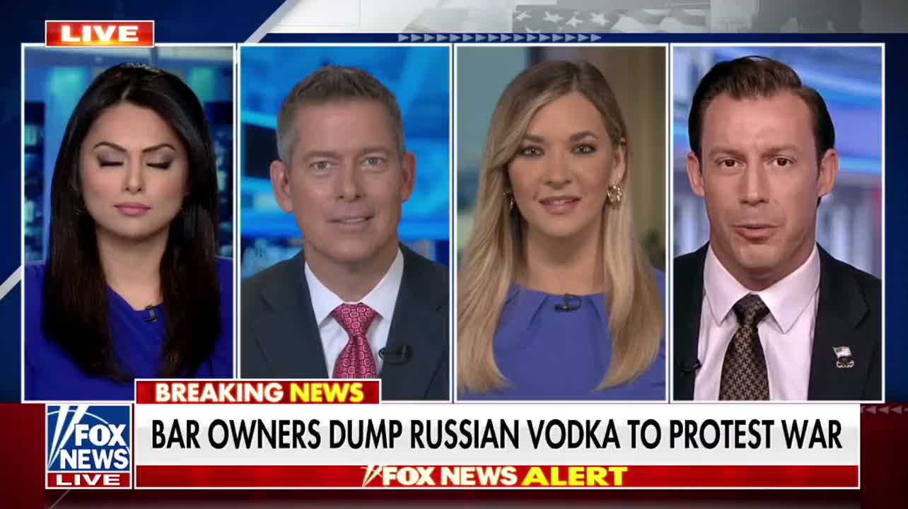 Sean Duffy: This Is What Pouring Out Russian Vodka Is Like....