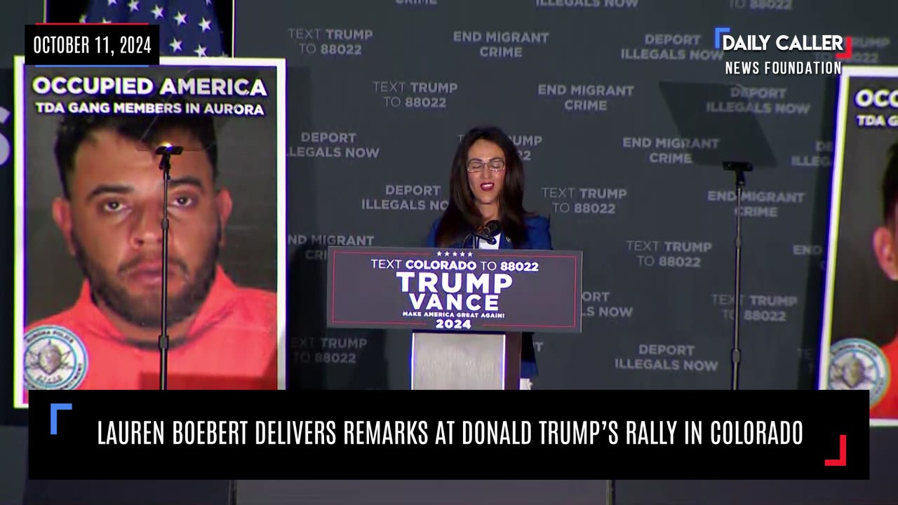 Lauren Boebert Delivers Remarks at Donald Trump's Rally in Colorado