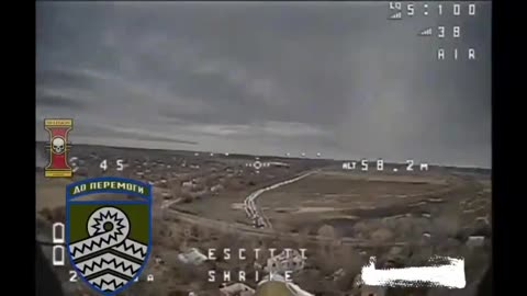 Russian Surface-to-Air Missile Misses a Ukrainian Drone and Pays for it Later