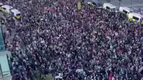 Over 1 Million People Gathered in London on Saturday to Protest Israel’s Genocide