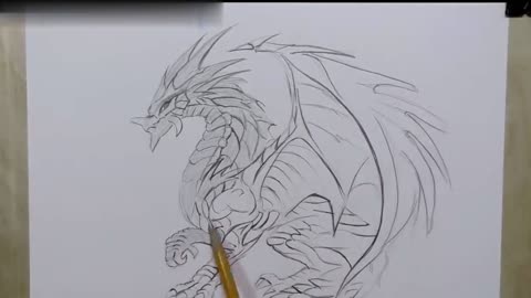 Sketch dragon