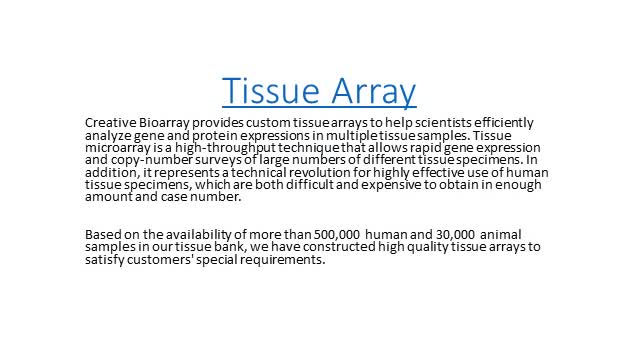 tissue array | Creative Bioarray