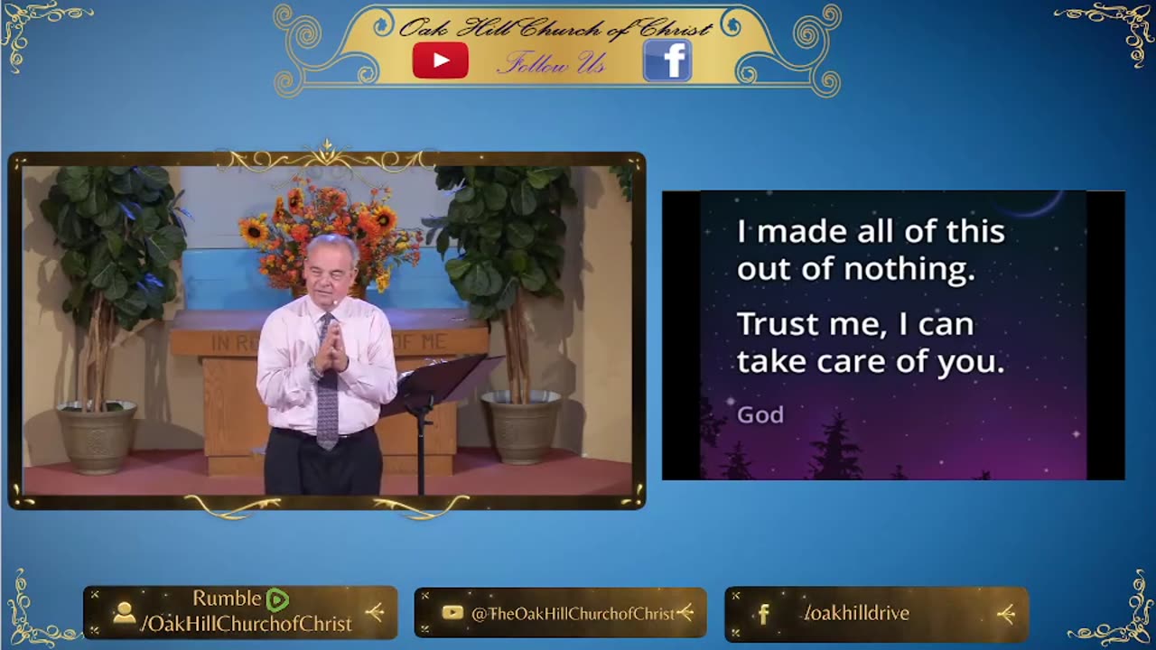 Oak Hill Church of Christ 9-3-23 Worship Stream Live!