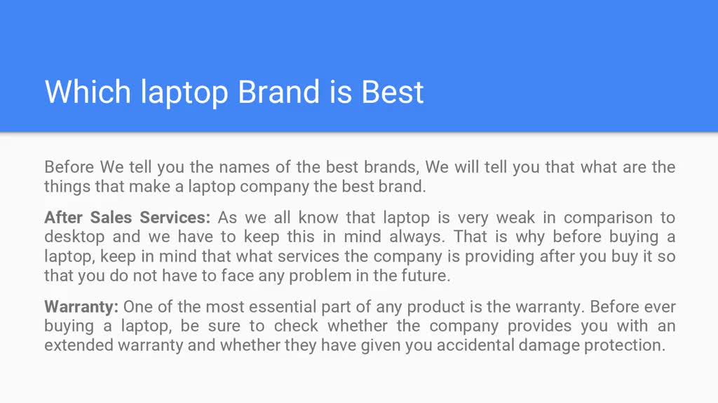 Top 10 Best Laptop Brands In India 2022