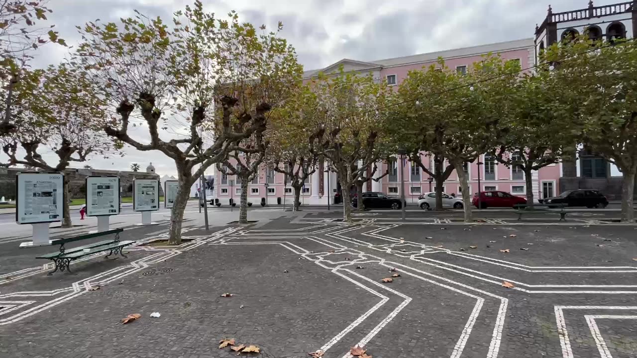 Ponta Delgada Christmas Eve Walk - Sao Miguel Azores Portugal - 24.12.2023 #IRL