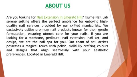 Are you looking for Nail Extension in Emerald Hill?