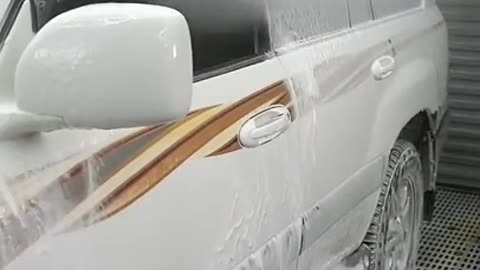 Satisfying car wash video