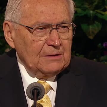 The Glue That Holds Society Together - L. Tom Perry