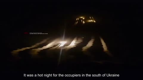 It was a hot night for the occupiers in the south of Ukraine