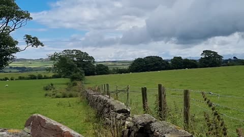 Beautiful View Of Countryside In Wales