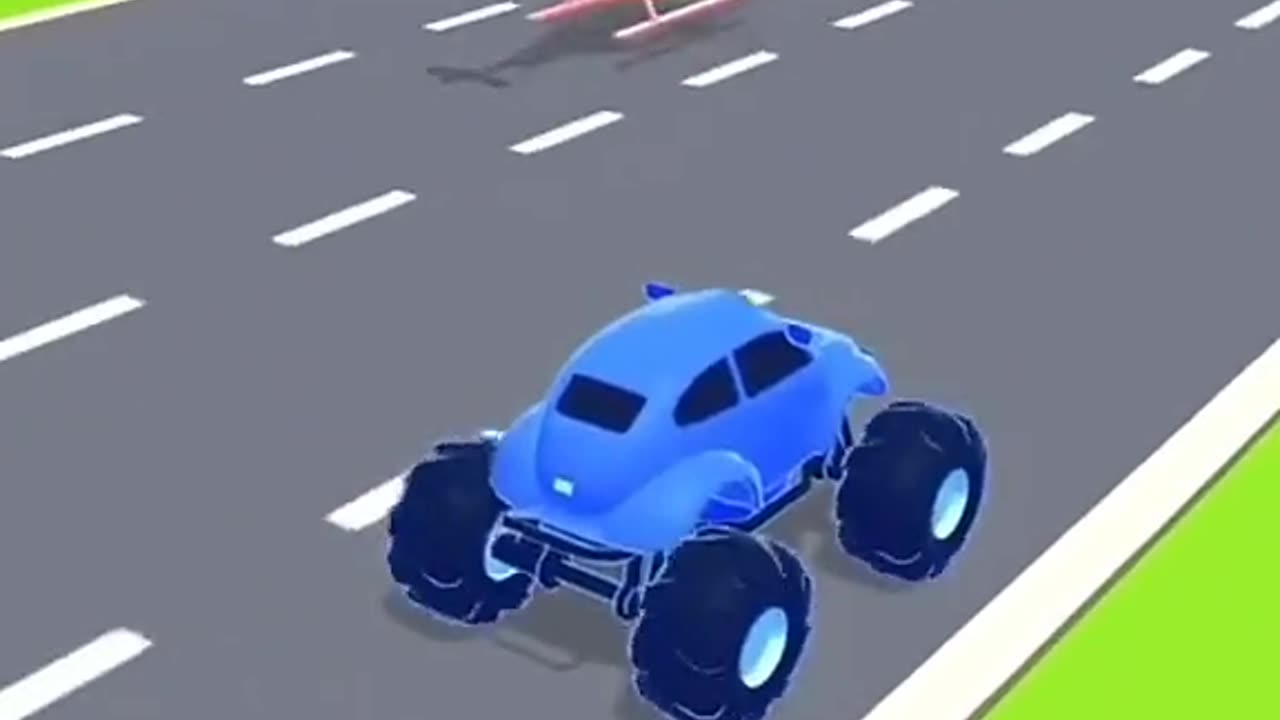 Kid's cartoon cars