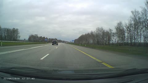 Motorcyclists Swipes a Toll
