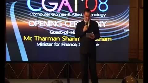 Dr. Anton Ravindran (CGAT 2008) Opening Speech – GSTF