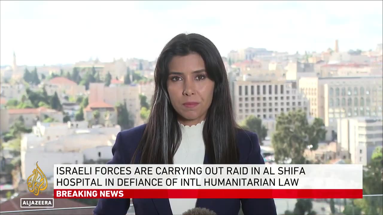 Israel says it is carrying out 'precise and targeted' operation at al-Shifa hospital