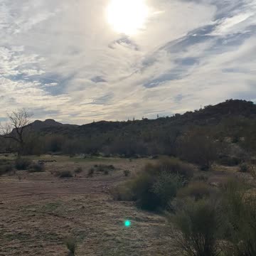 Arizona Desert Rainbow Sky Time-lapse