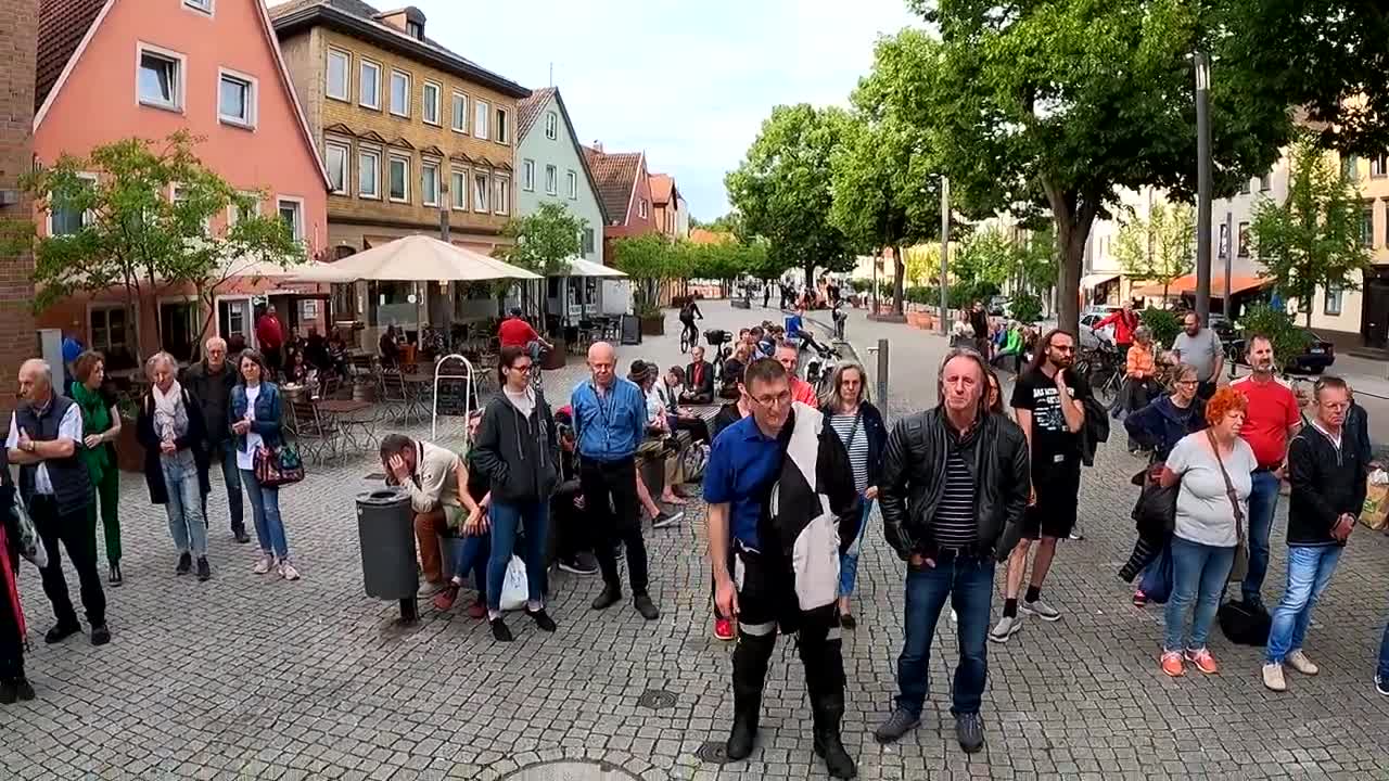 Mahnwache Nr. 141 in Schwäbisch Gmünd am 31.05.2022