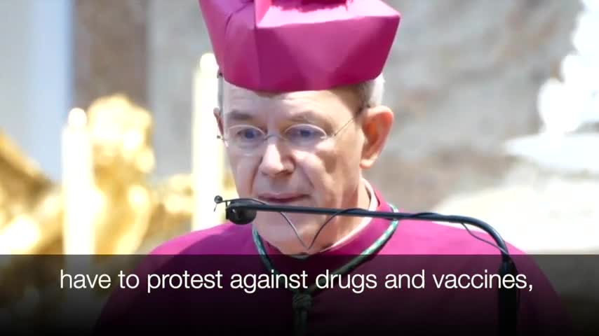 Bishop Athanasius Schneider preaching in Vienna Karlskirche 21 06 2021 on matters of fetal cells