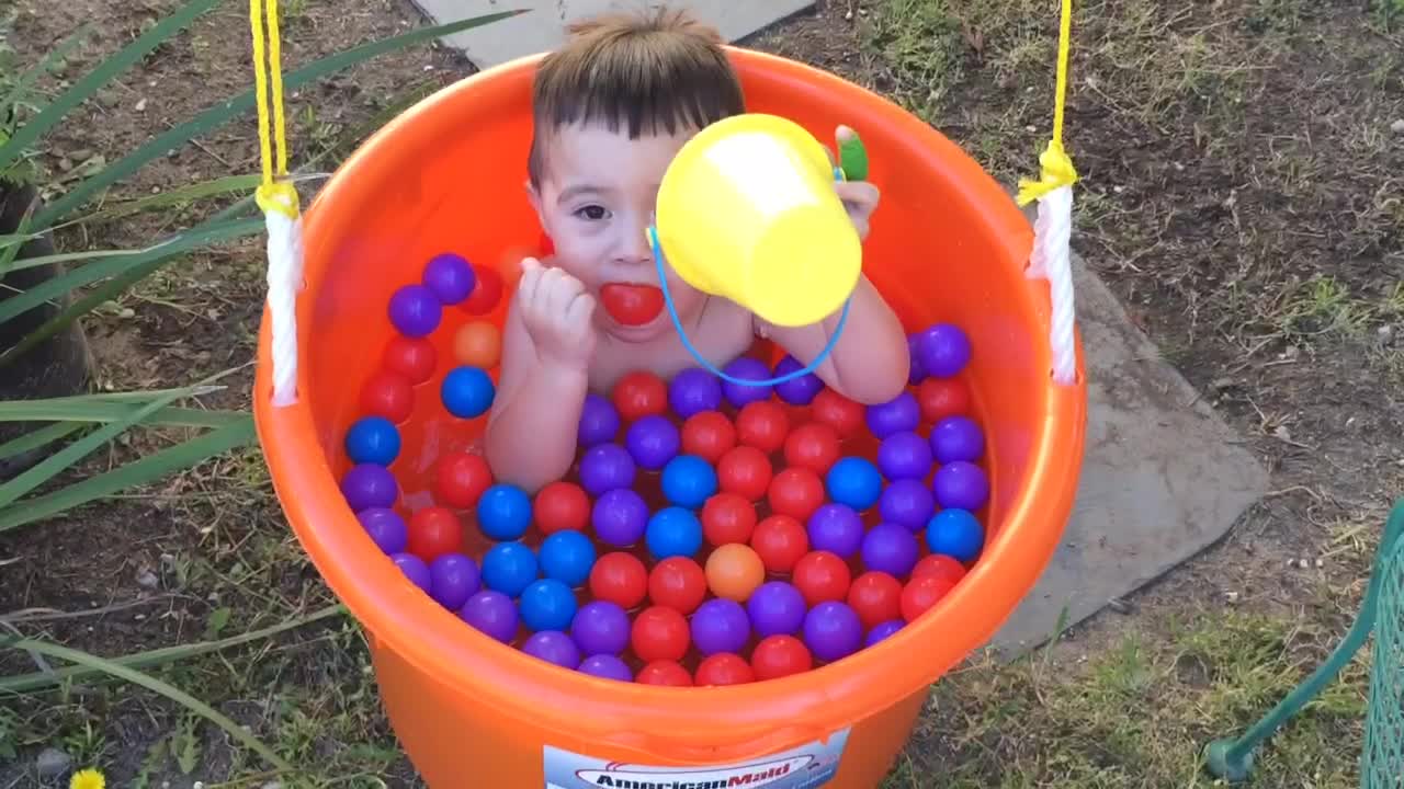 Home made floating bathtub