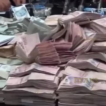 Money counting(Gifts) at a Turkish wedding