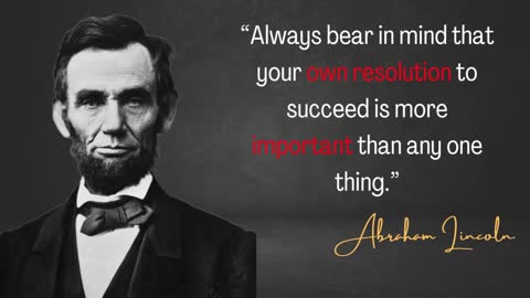 Abraham Lincoln Quotes Video