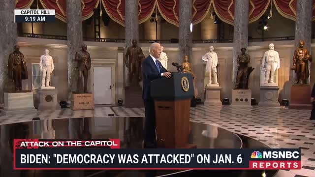 'Democracy Was Attacked': Biden Reflects On The Events Of January 6