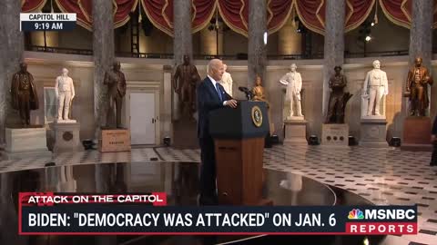 'Democracy Was Attacked': Biden Reflects On The Events Of January 6