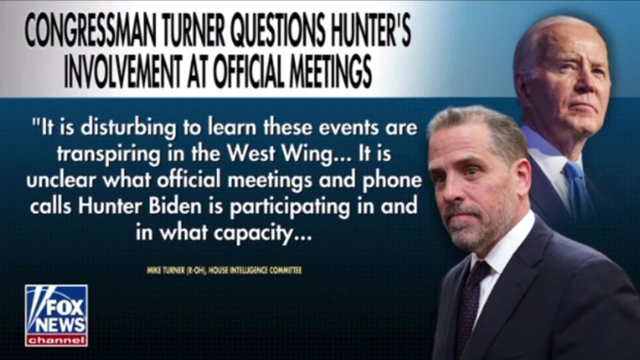 Why is Hunter in the White House?