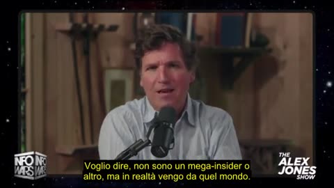 Tucker Carlson con Alex Jones