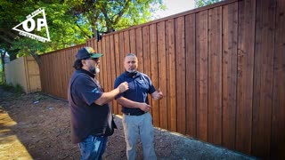 8ft Fence and Sliding Gate