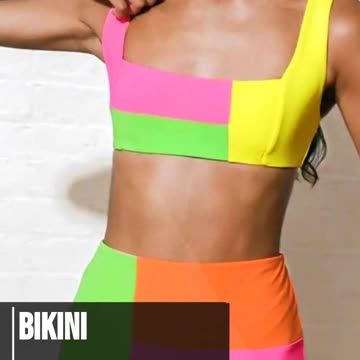 Fluorescent Beach Bikini